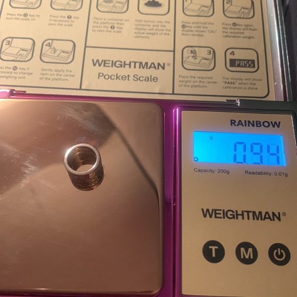 Lovely 10k Two Toned Circle Pendant - Picture 4 of 4